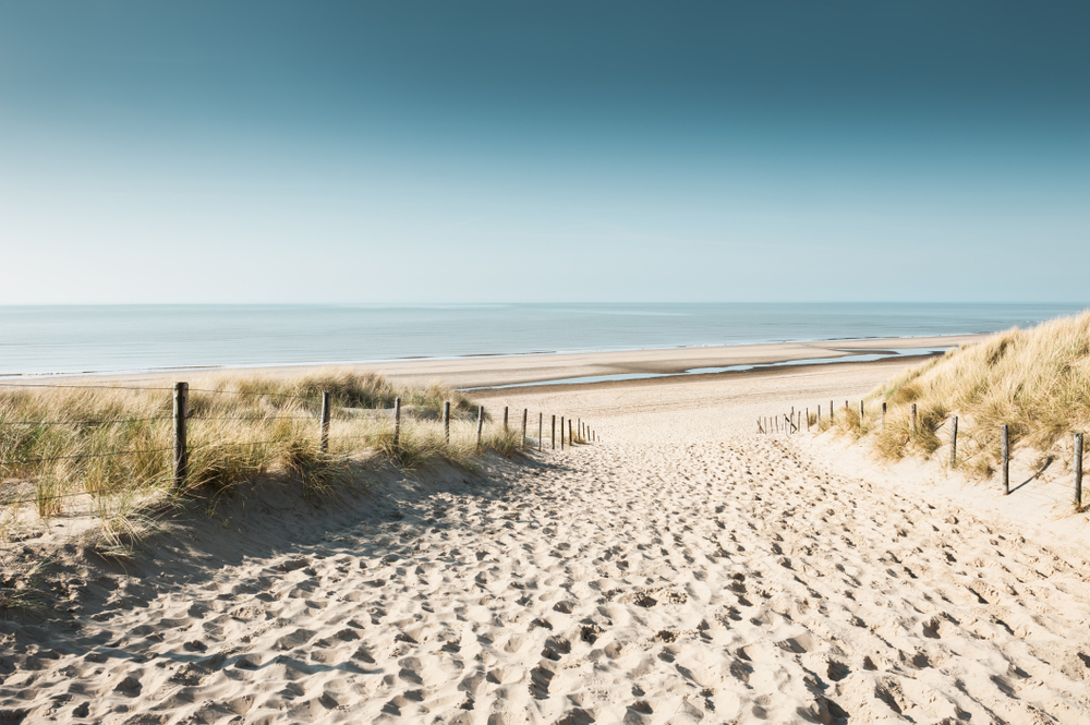 Strand von Noordwijk an der Nordsee