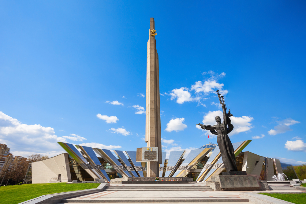 Der Obelisk der Heldenstadt Minsk