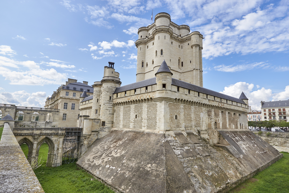 Das Schloss Vincennes nahe Paris