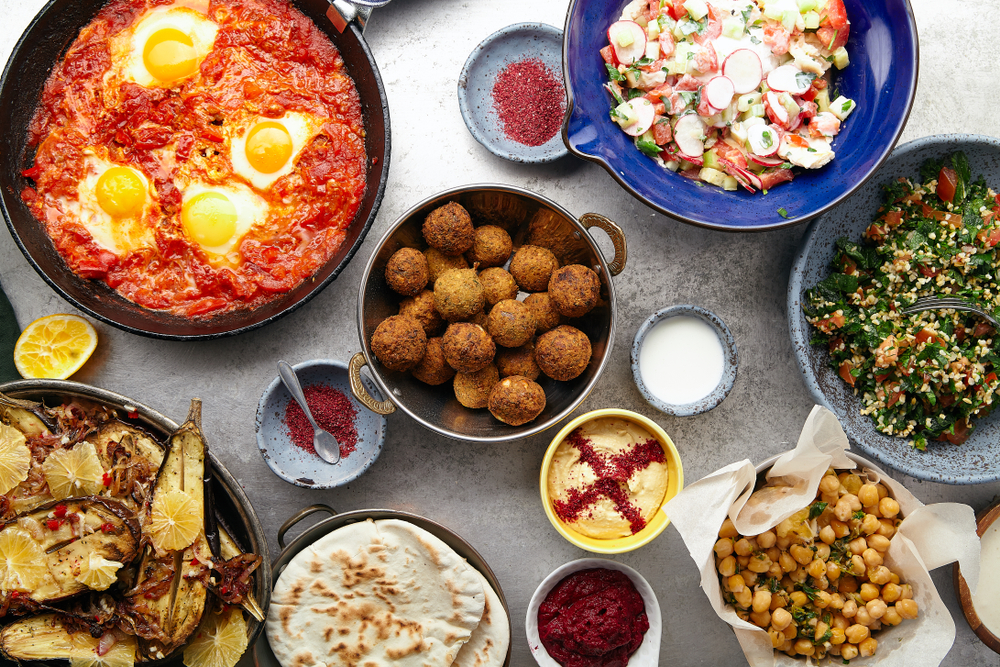 Traditionelles israelisches Essen