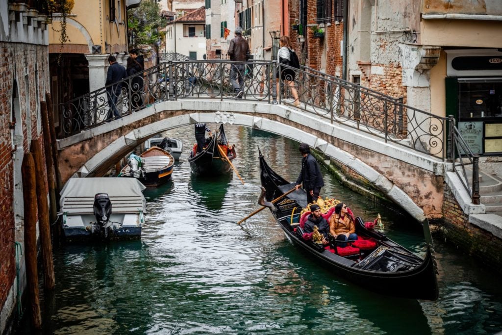 Verregneter Tag in Venedig