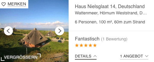 Die schönsten Strandhäuser in Deutschland