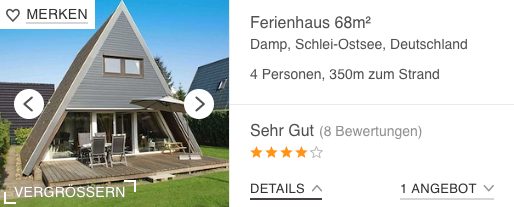 Die schönsten Strandhäuser in Deutschland