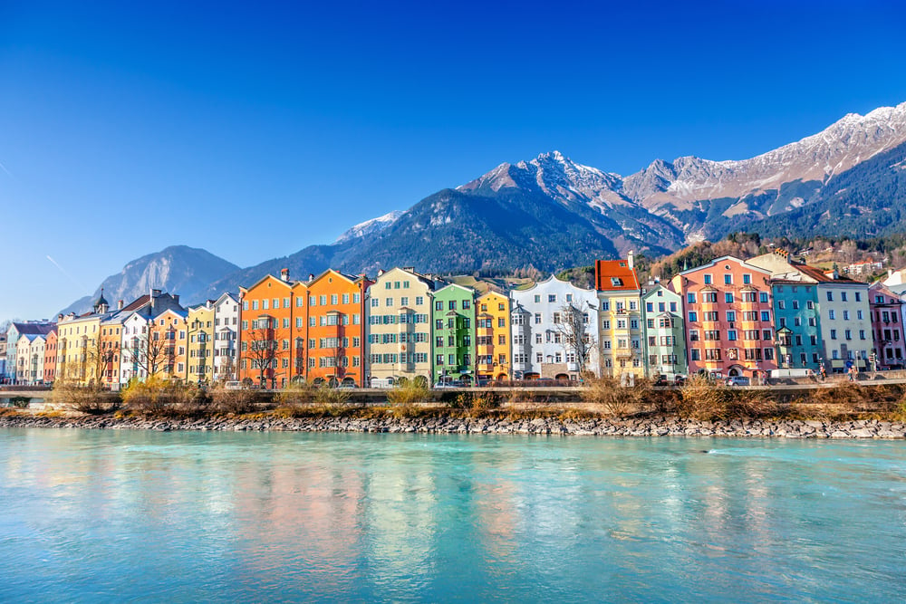 Innsbruck, Hauptstadt des Bundeslandes Tirol