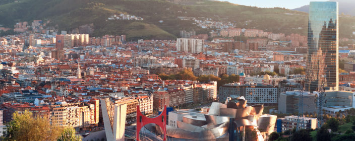 Luftaufnahme von Bilbao