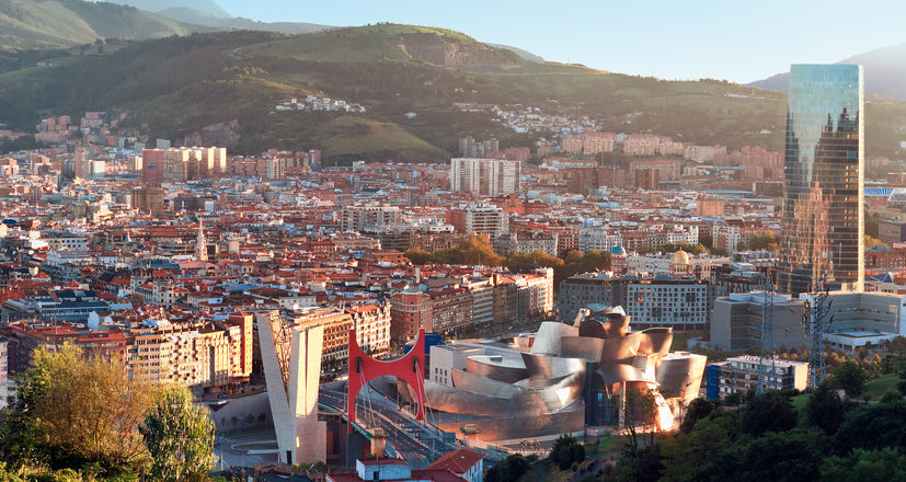 Luftaufnahme von Bilbao