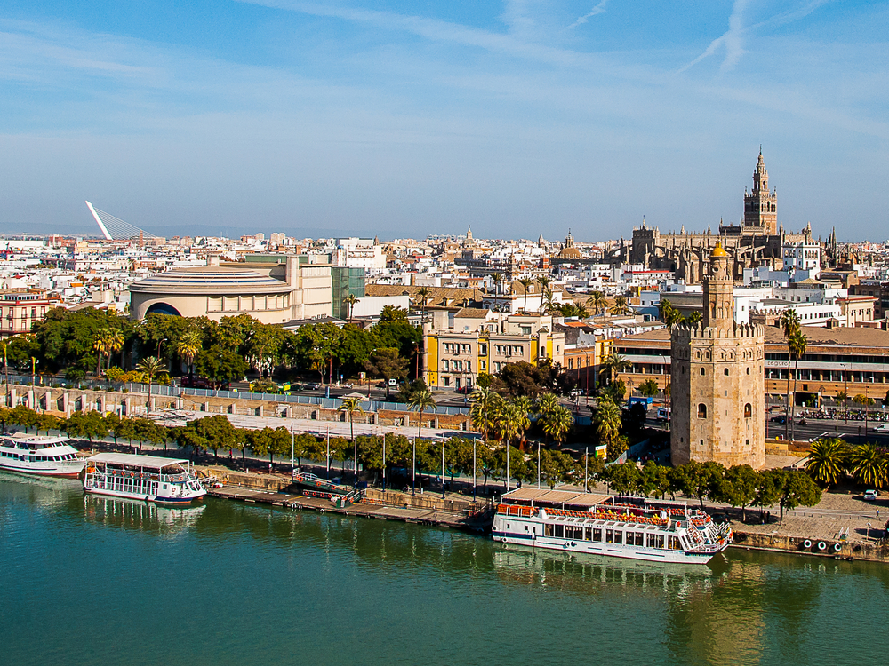 Panoramablick auf Sevilla