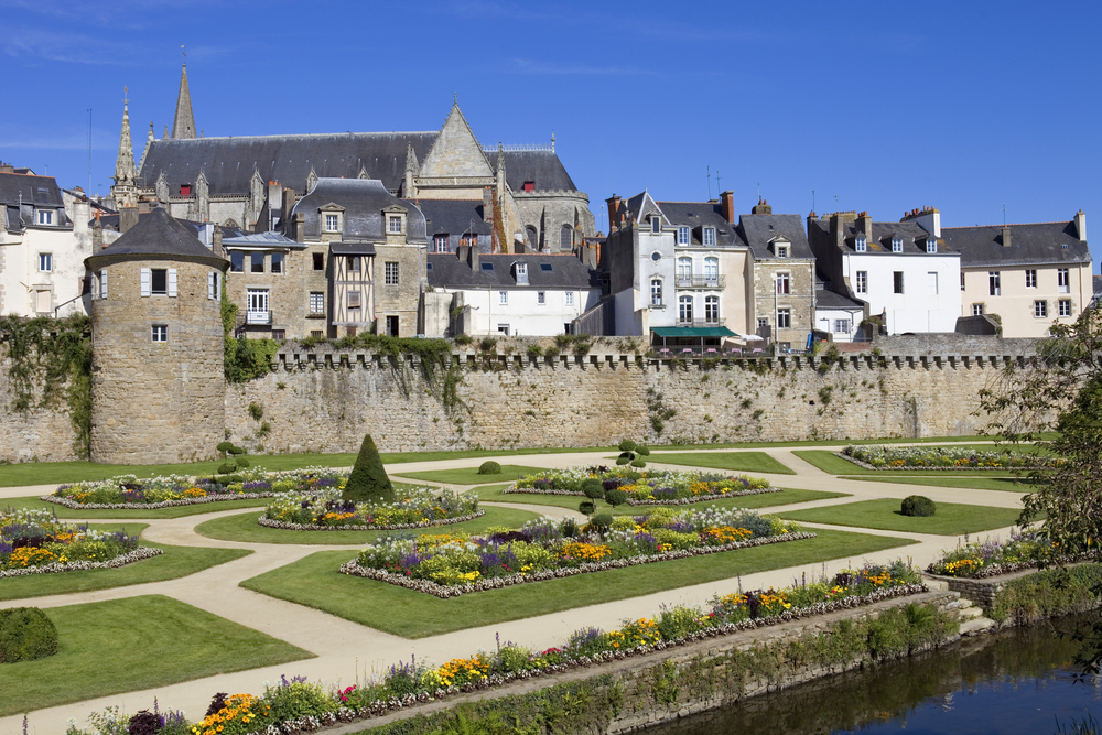 Mittelalterliche Stadt Vannes, Bretagne