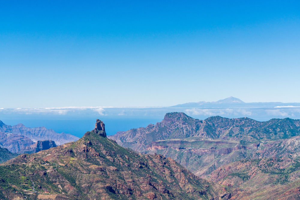 Ausblick vom Mirador Degollada de Becerra, Gran Canaria
