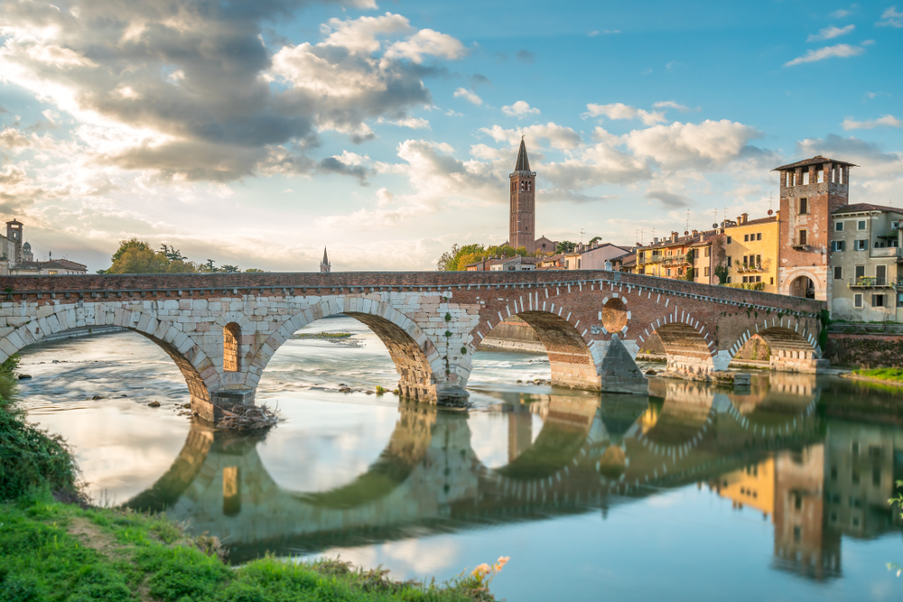 Brücke Ponte Pietra, Verona