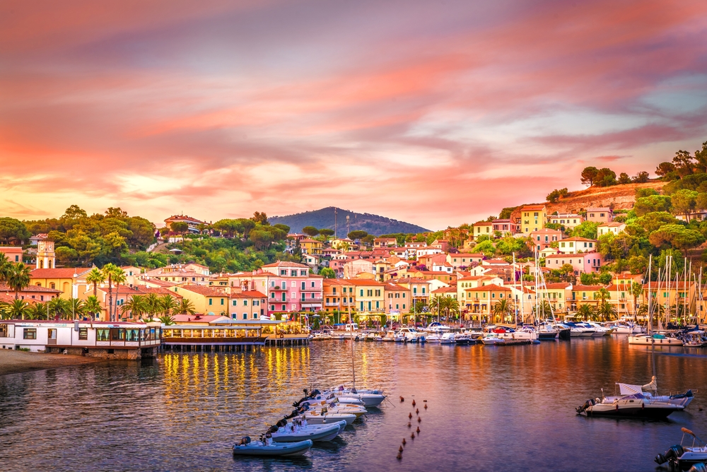 Hafen auf der toskanischen Insel Elba