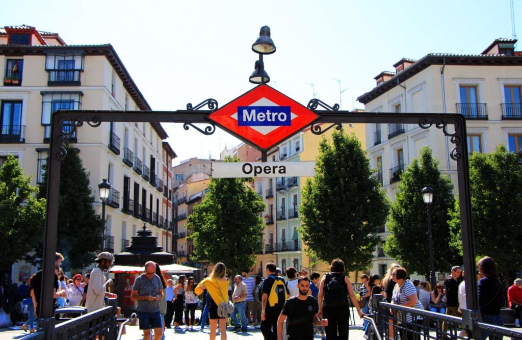 Metrostation in Madrid