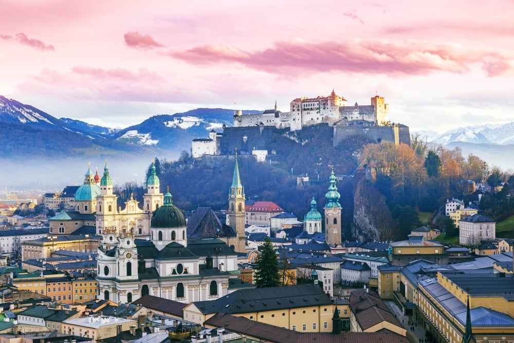 Eindrucksvolle Kulisse in Salzburg