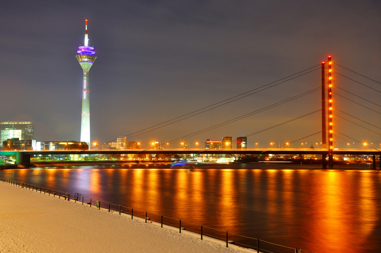 Düsseldorf im Winter