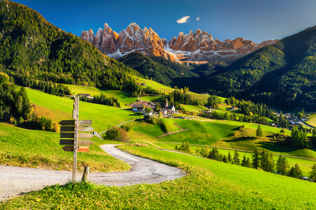 Alpine Landschaften in Italien
