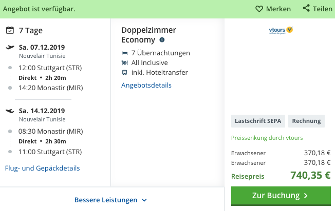 Tunesien All Inclusive Urlaub