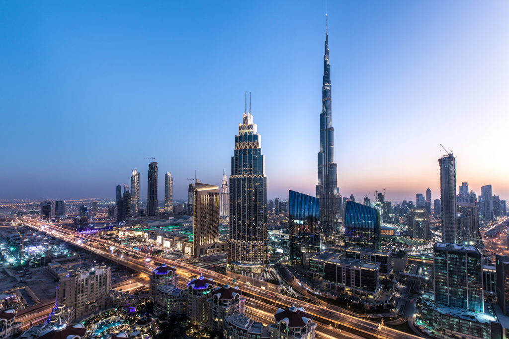 Das höchste Gebäude der Welt - Burj Khalifa in Dubai