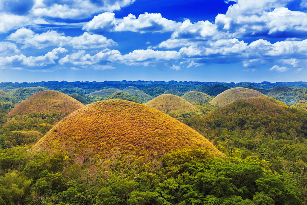 Chocolate Hills, Insel Bohol, Philippinen