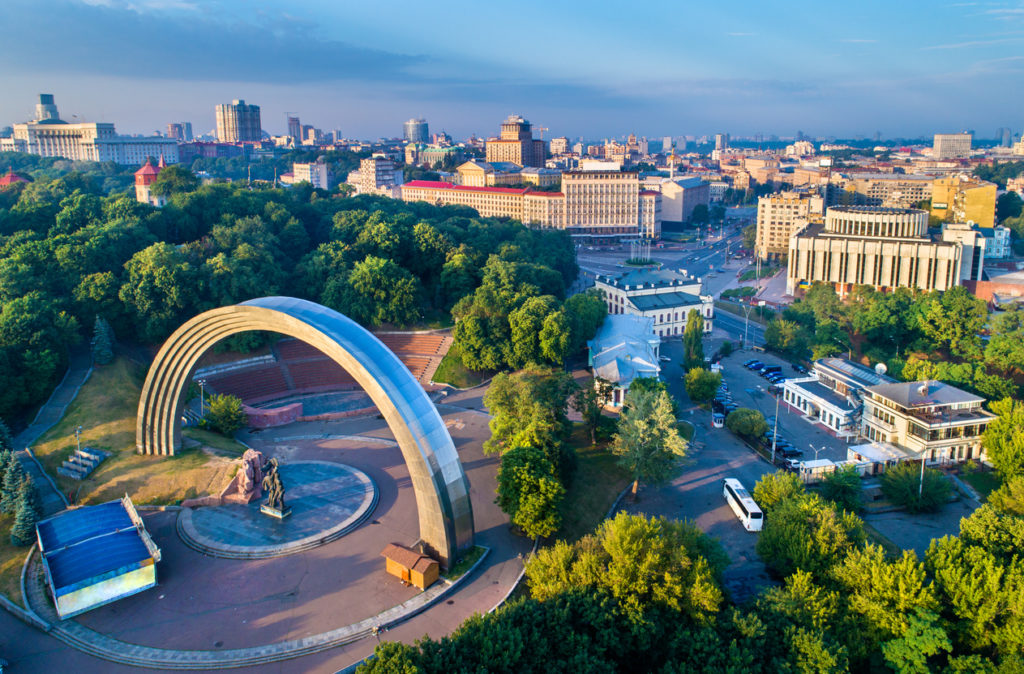 Denkmal der Völkerfreundschaft in Kiew