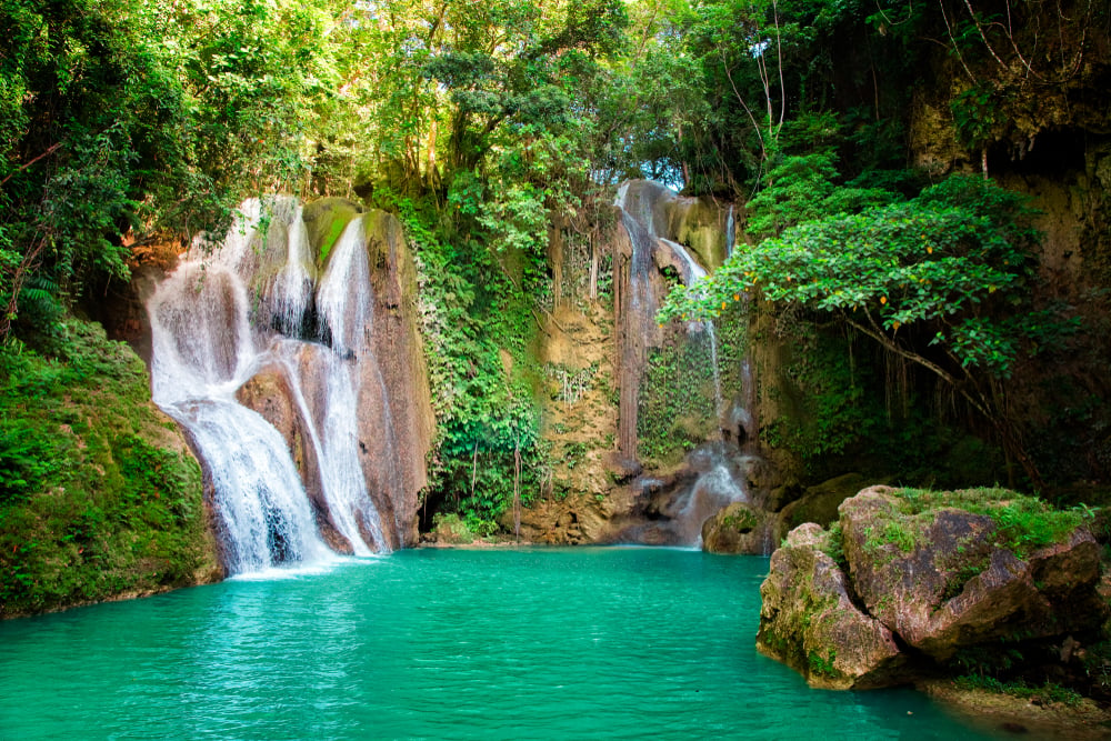Dimiao Twin Falls, Bohol, Philippinen