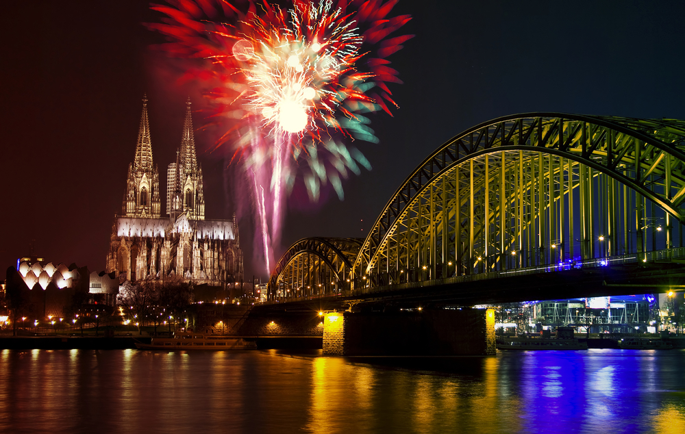 Feuerwerk über Köln