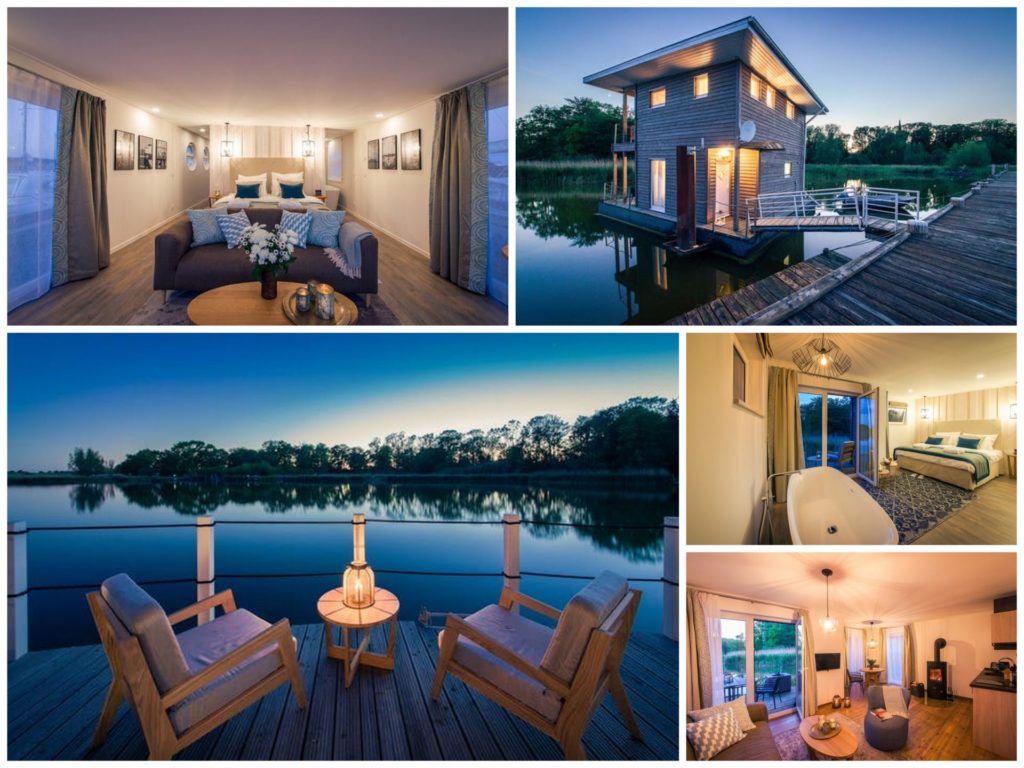 Hausboot vor Usedom
