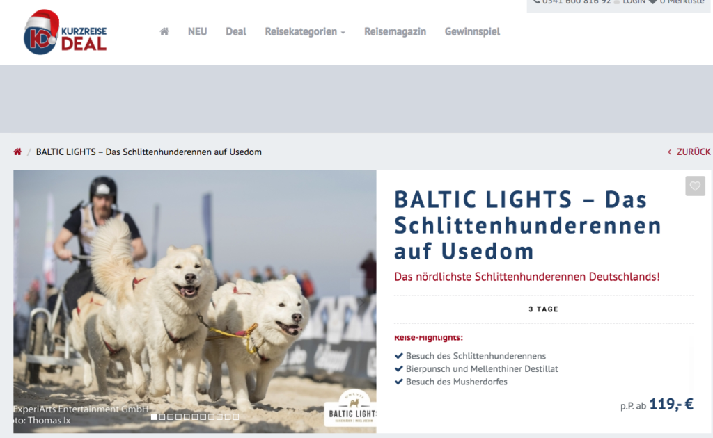 Kurzurlaub auf Usedom