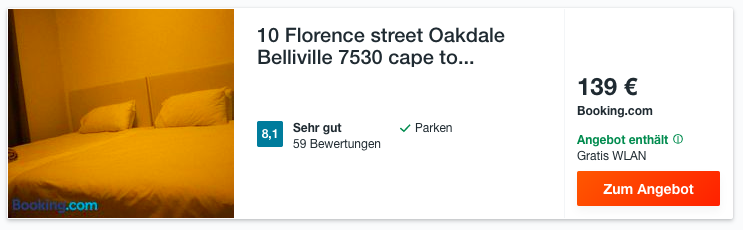 Urlaub in Kapstadt