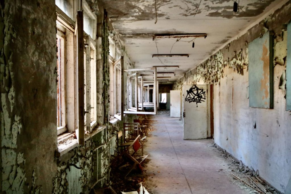 Verlassenes Gebäude in Tschernobyl