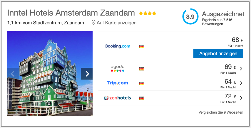 Ausgefallenes Hotel Amsterdam