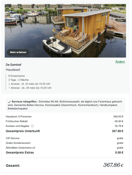 Center Parcs Schnäppchen