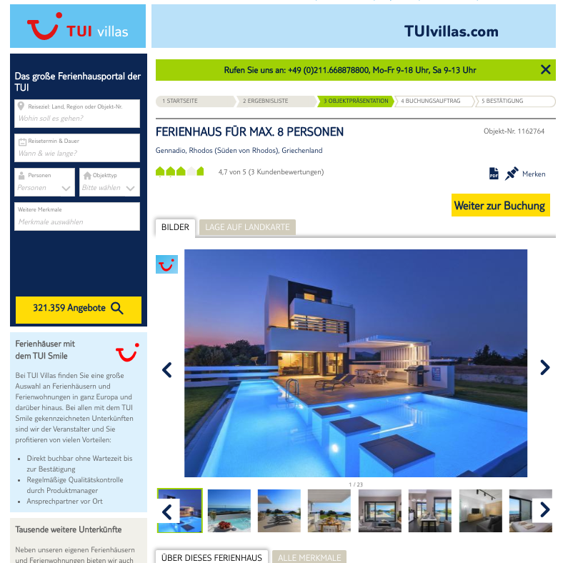 Ferienhaus Rhodos
