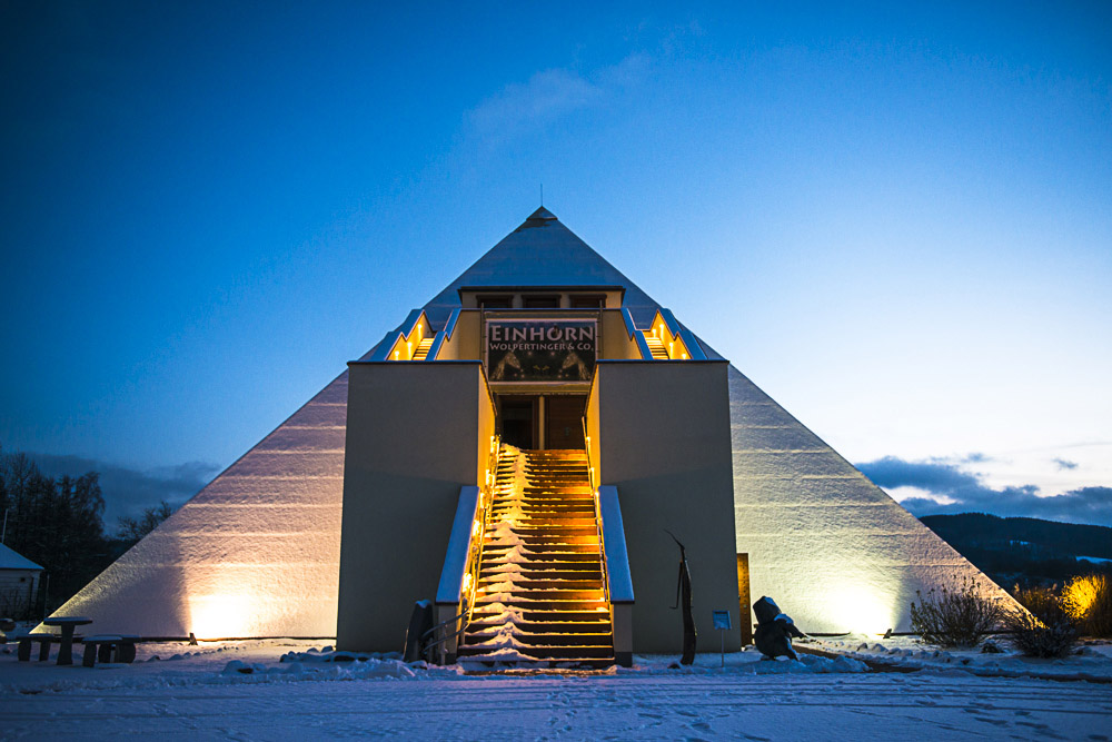 Die Museumspyramide im Galileo-Park