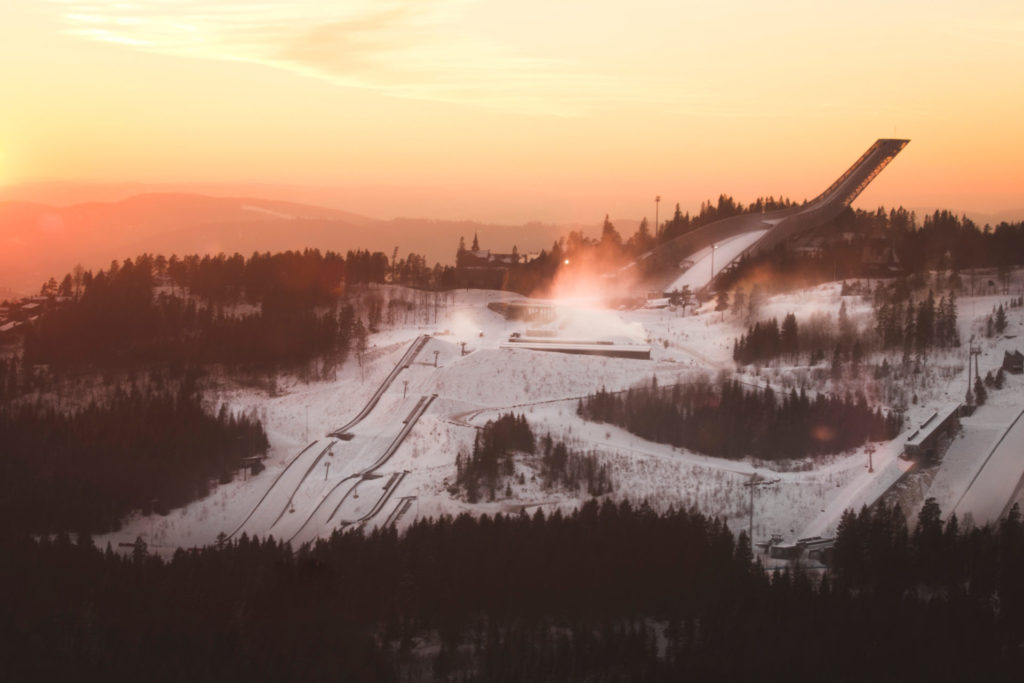 Älteste Skisprungschanze in Holmenkollen