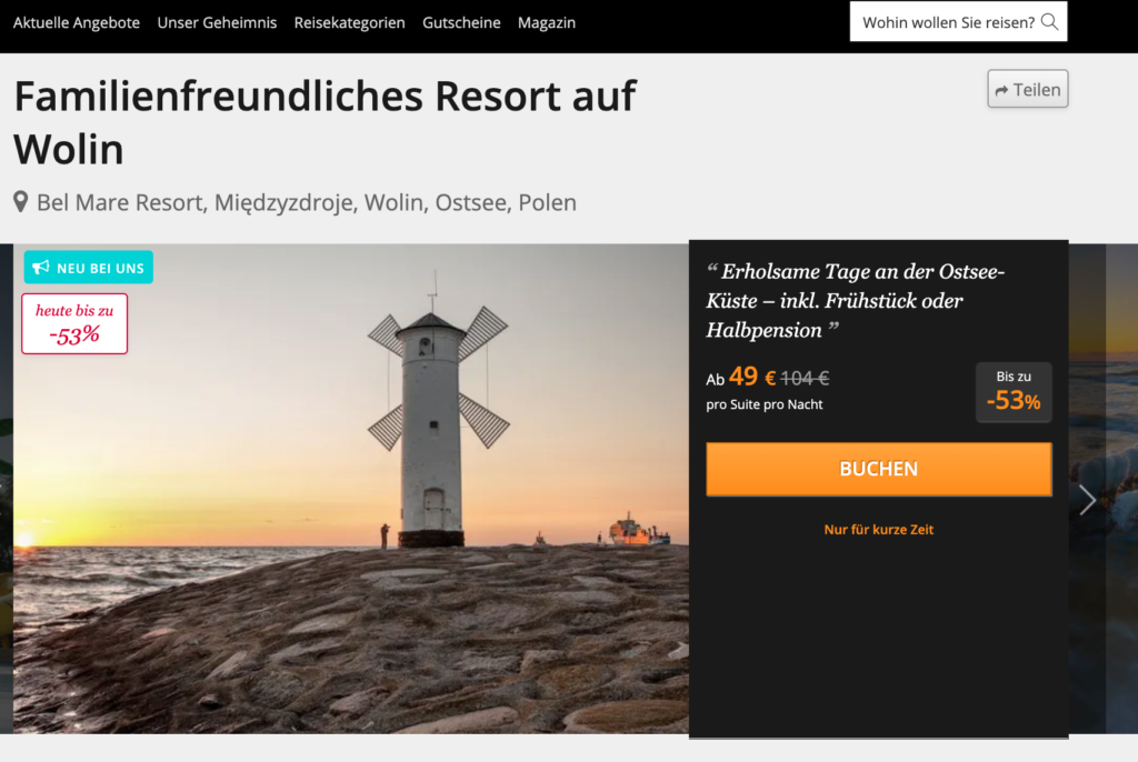 Kurztrip polnische Ostsee