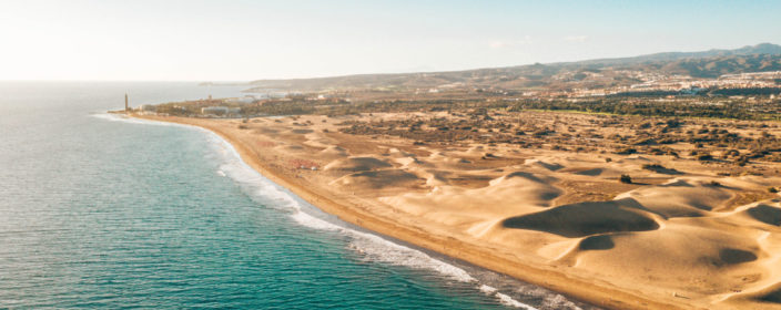 Luftbild von Maspalomas, Gran Canaria