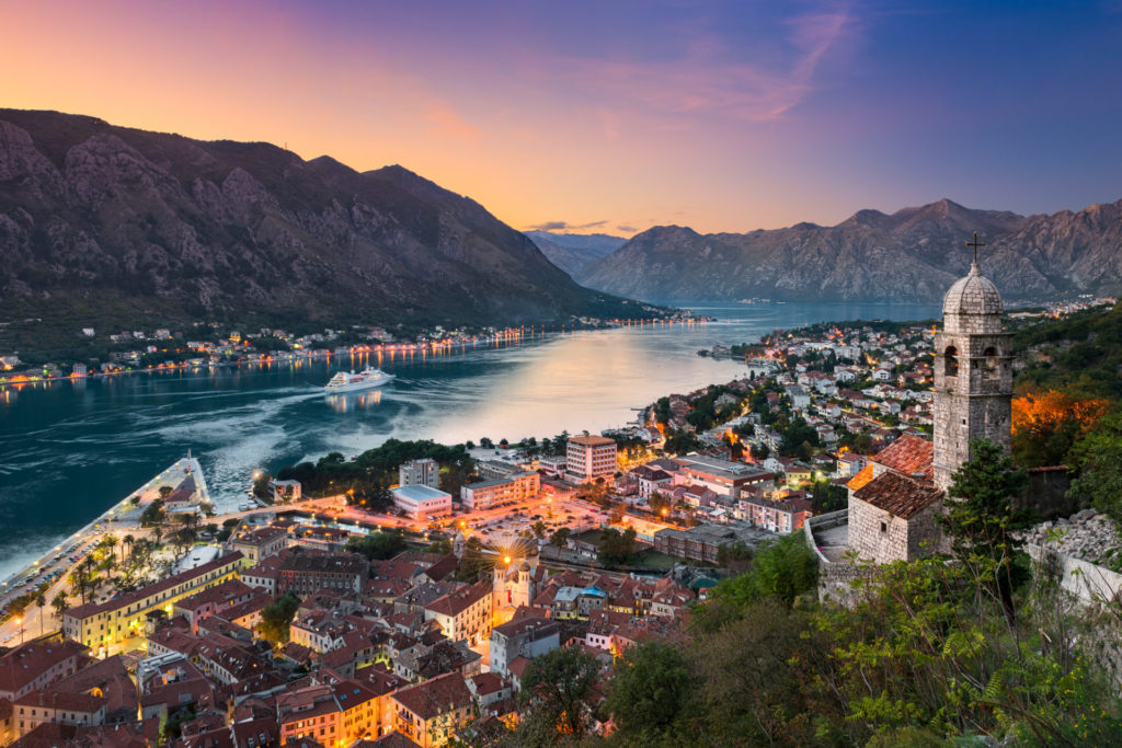 Montenegro, Kotor, Abend