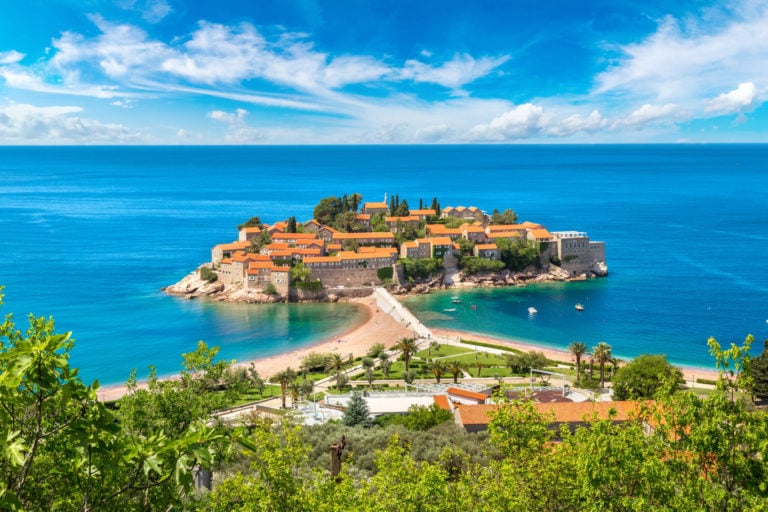 Montenegro, Sveti Stefan Insel