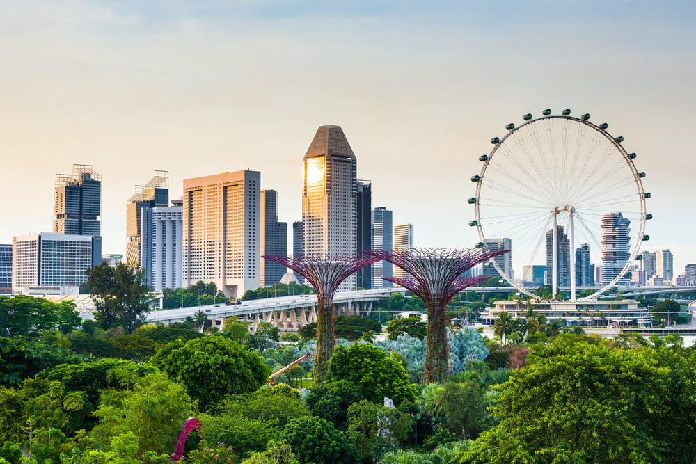 Singapur, Stadtstaat, Skyline