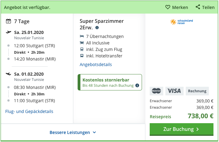 Tunesien All Inclusive Urlaub