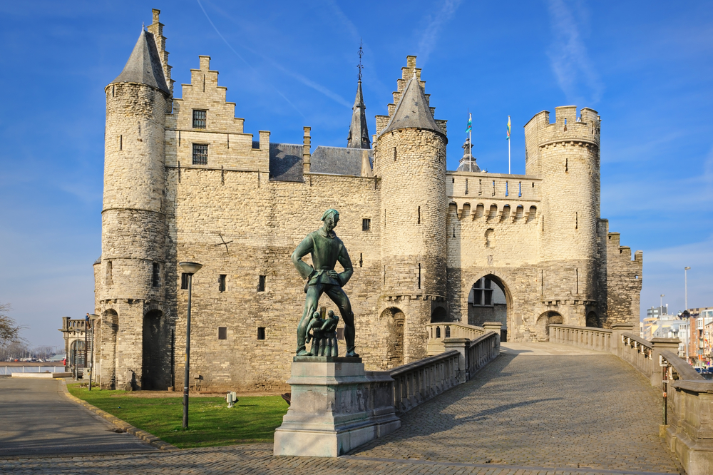 Die Burg Steen in Antwerpen