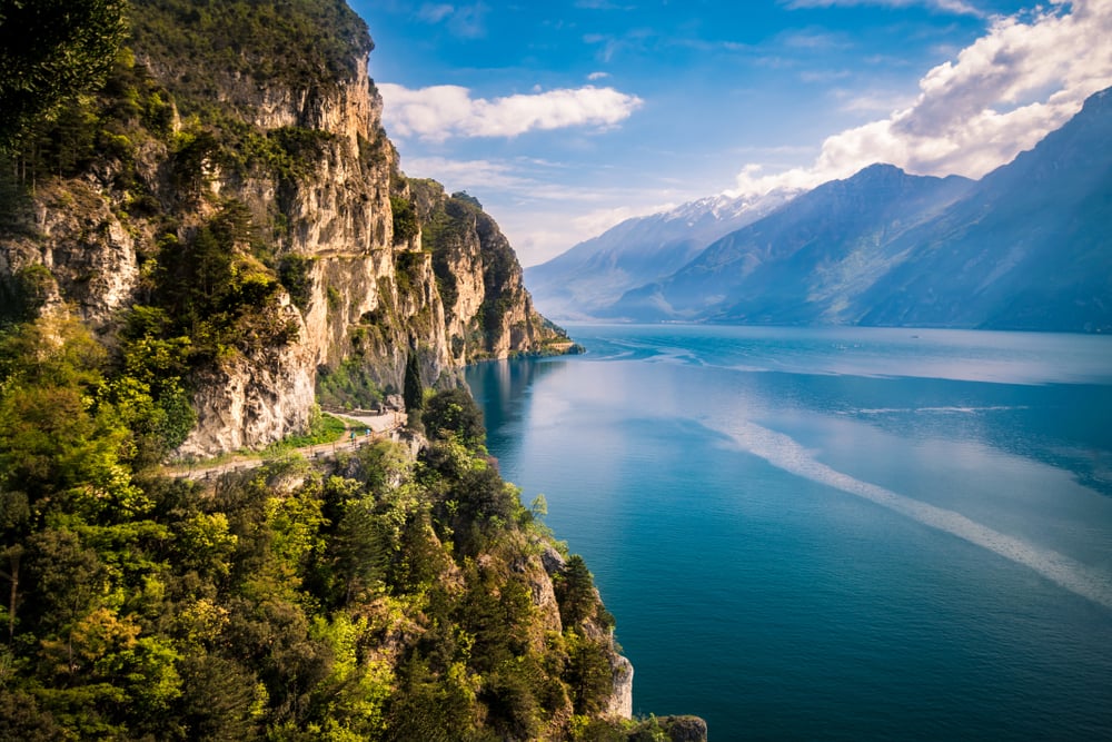Pura fascinación desde los Dolomitas hasta el albufera de Garda