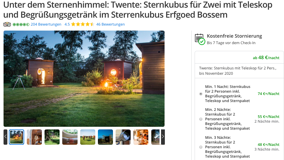 Glamping in den Niederlanden