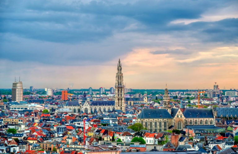 Luftbild von Antwerpen