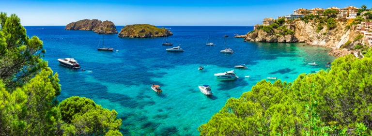 Panoramaausblick auf Mallorcas Küste