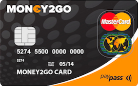 money2go prepaid mastercard