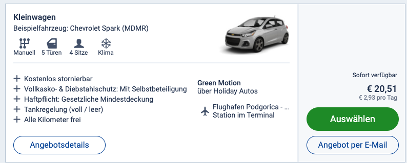 Montenegro Reise