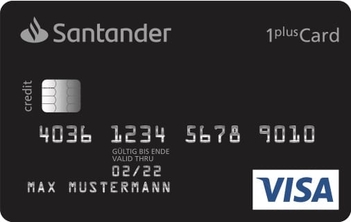 santander 1plus visa card