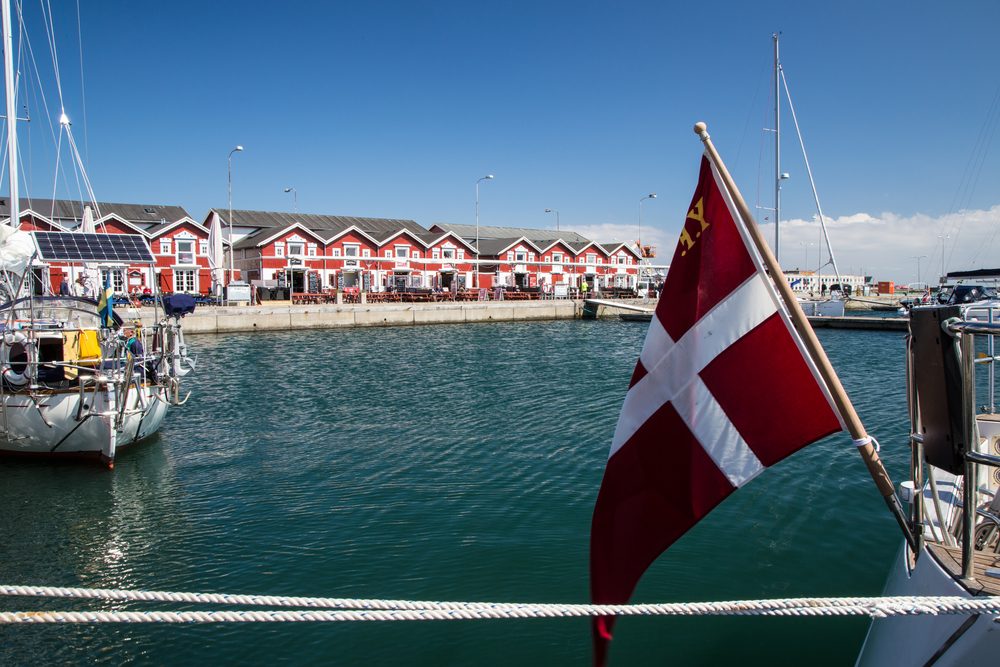 Die Stadt Skagen in Dänemark