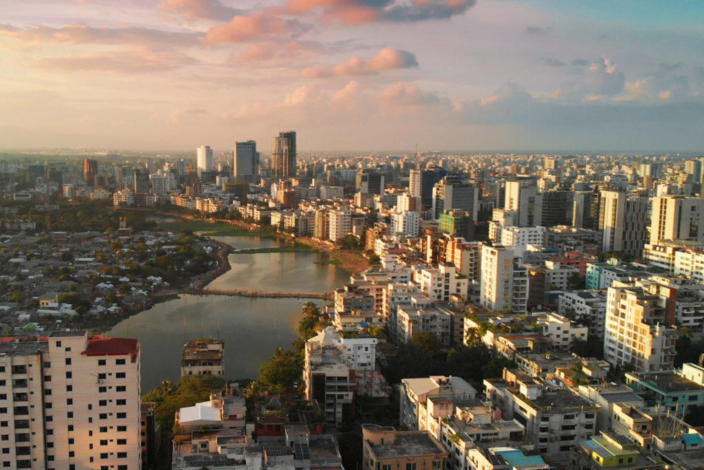 Die Skyline von Dhaka, Bangladesch